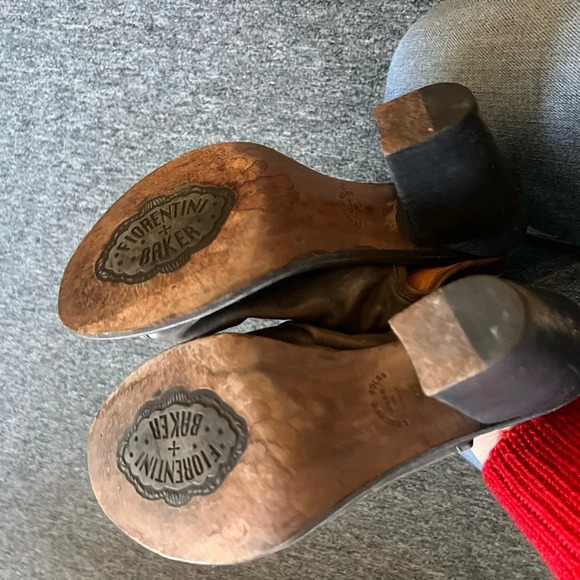 Fiorentini + Baker Leather Slingback Mules, size 40 - Picture 5 of 7